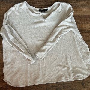 Hatch 3/4 Sleeve Thermal Henley Oatmeal